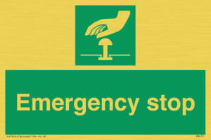 Emergency stop