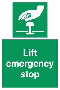 Lift emergency stop