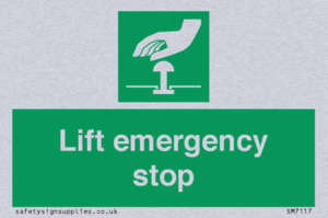 Lift emergency stop