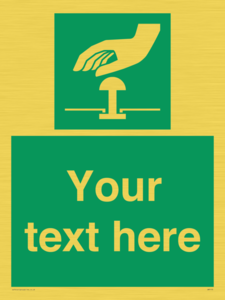 Custom Emergency stop button