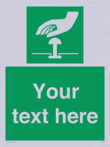 Custom Emergency stop button