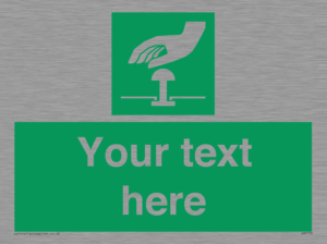 Custom Emergency stop button