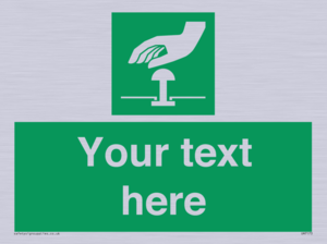 Custom Emergency stop button