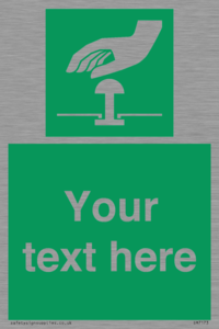 Custom Emergency stop button