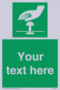 Custom Emergency stop button