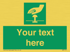 Custom Emergency stop button