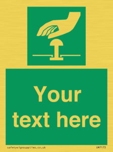 Custom Emergency stop button