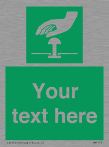 Custom Emergency stop button