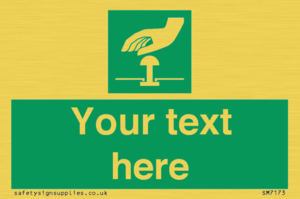 Custom Emergency stop button