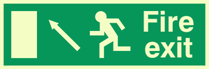 fire exit - safety sign