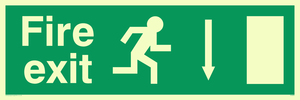 fire exit - safety sign