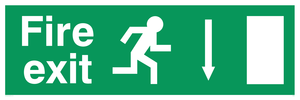 fire exit - safety sign