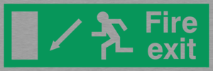 fire exit - safety sign