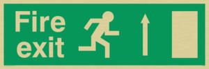 fire exit - safety sign
