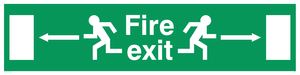 fire exit - safety sign