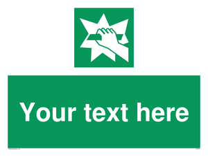 Custom Break Glass Sign