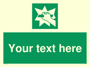 Custom Break Glass Sign