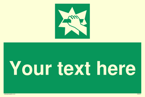 Custom Break Glass Sign