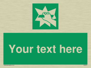 Custom Break Glass Sign