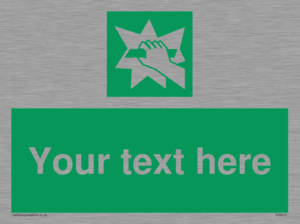 Custom Break Glass Sign