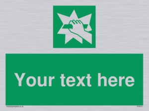 Custom Break Glass Sign