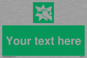 Custom Break Glass Sign