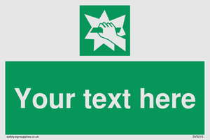 Custom Break Glass Sign