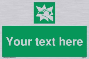 Custom Break Glass Sign