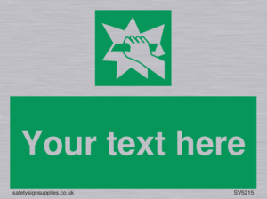 Custom Break Glass Sign