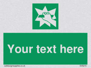 Custom Break Glass Sign