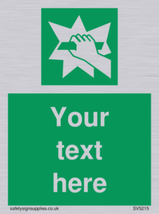 Custom Break Glass Sign