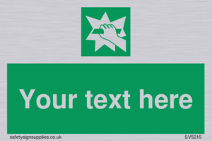 Custom Break Glass Sign