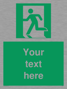 Custom Emergency Exit Left Sign