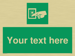 Custom Light Switch Sign