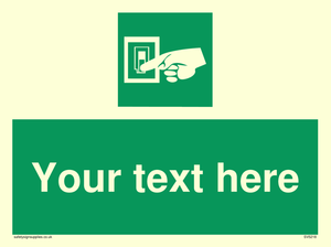 Custom Light Switch Sign