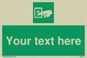 Custom Light Switch Sign