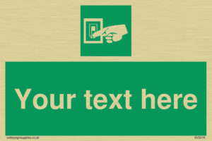 Custom Light Switch Sign