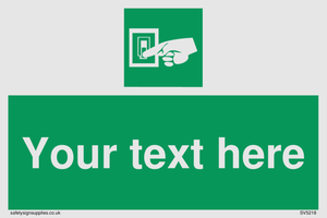 Custom Light Switch Sign