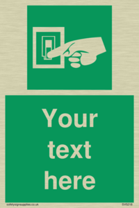 Custom Light Switch Sign