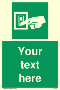 Custom Light Switch Sign