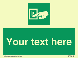 Custom Light Switch Sign