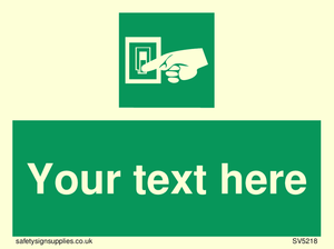 Custom Light Switch Sign