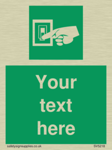 Custom Light Switch Sign