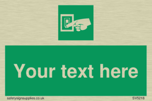 Custom Light Switch Sign