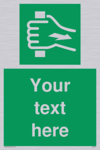 Custom Pull Bar Sign