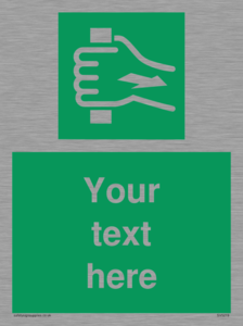 Custom Pull Bar Sign