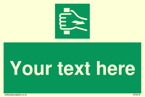 Custom Pull Bar Sign