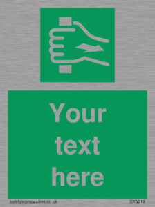 Custom Pull Bar Sign