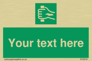 Custom Pull Bar Sign