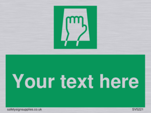 Custom Push Pad Sign